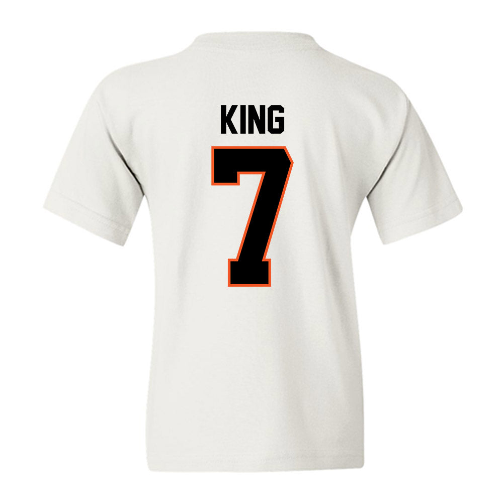 Oklahoma State - NCAA Women's Soccer : Sherline King - Classic Shersey Youth T-Shirt-1