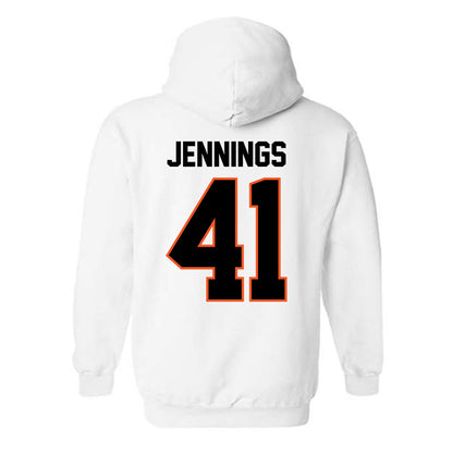 Oklahoma State - NCAA Baseball : Parker Jennings - Classic Shersey Hooded Sweatshirt-1