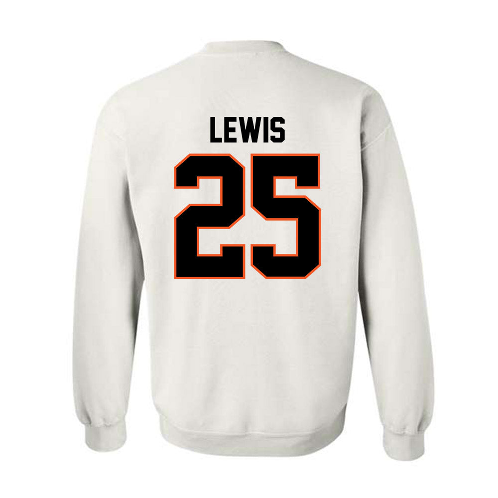 Oklahoma State - NCAA Football : Kollin Lewis - Classic Shersey Crewneck Sweatshirt-1