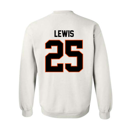 Oklahoma State - NCAA Football : Kollin Lewis - Classic Shersey Crewneck Sweatshirt-1