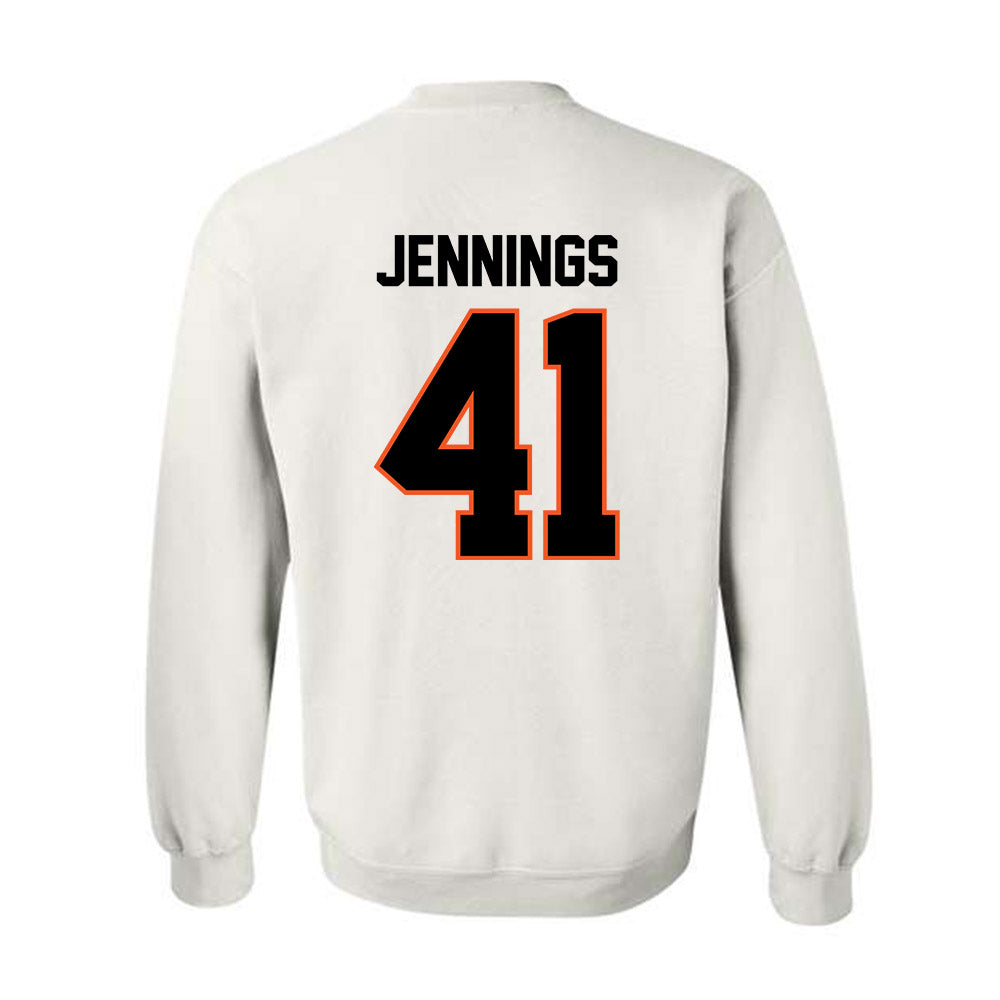 Oklahoma State - NCAA Baseball : Parker Jennings - Classic Shersey Crewneck Sweatshirt-1