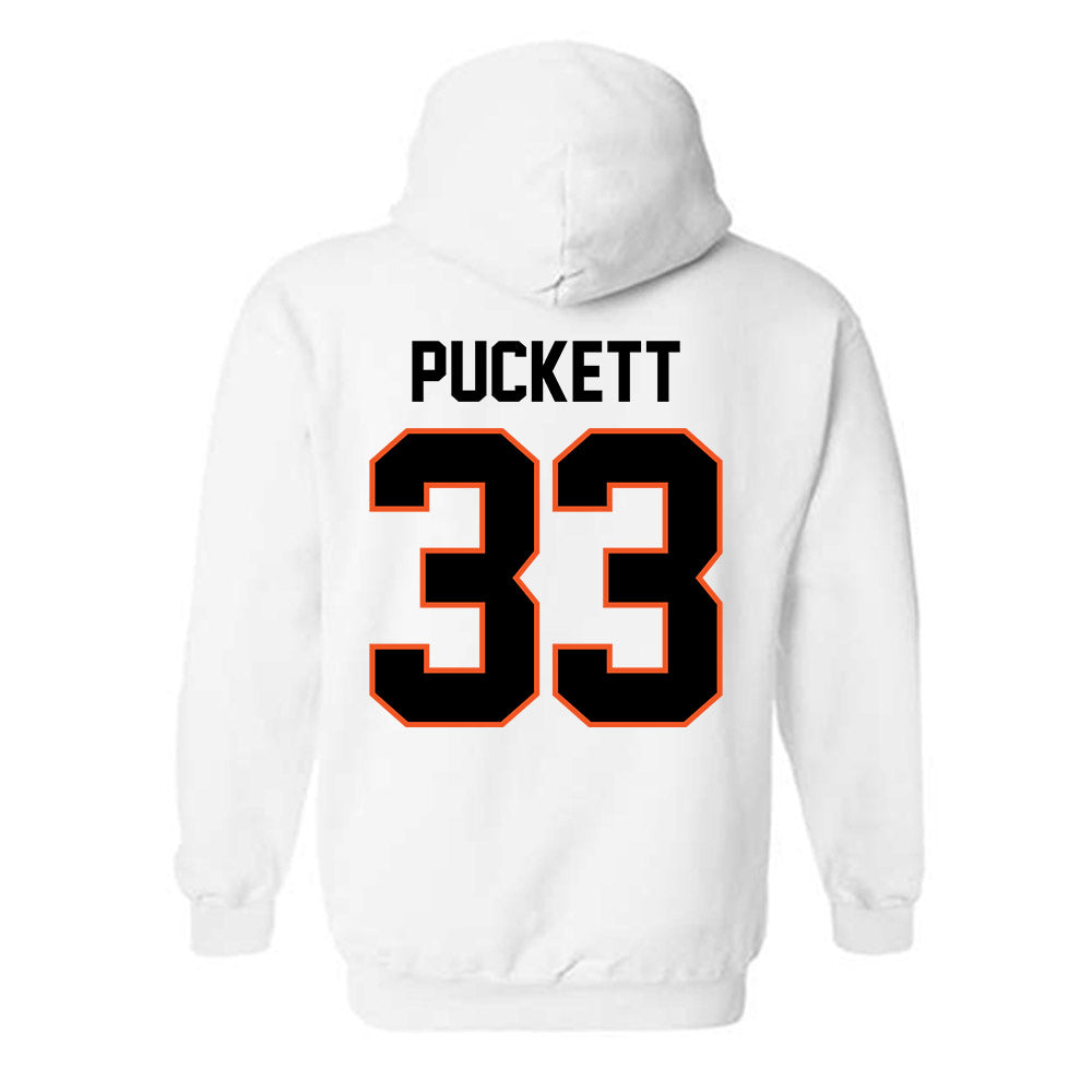 Oklahoma State - NCAA Football : Jack Puckett - Classic Shersey Hooded Sweatshirt-1