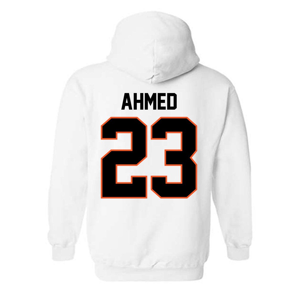 Oklahoma State - NCAA Men's Basketball : Benjamin Ahmed - Classic Shersey Hooded Sweatshirt-1