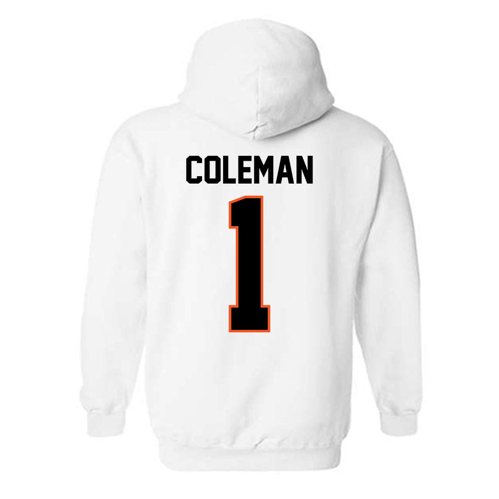Oklahoma State - NCAA Football : Miles Coleman - Classic Shersey Hooded Sweatshirt-1