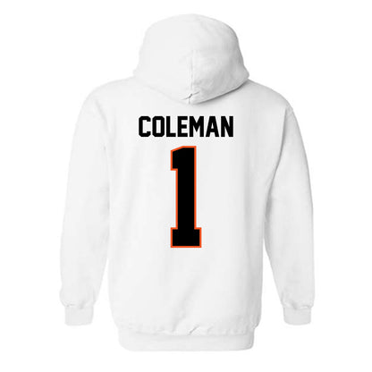 Oklahoma State - NCAA Football : Miles Coleman - Classic Shersey Hooded Sweatshirt-1