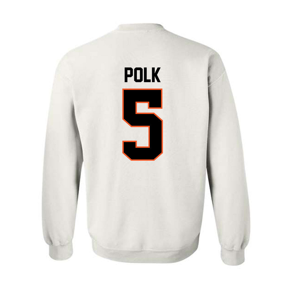 Oklahoma State - NCAA Football : Israel Polk - Classic Shersey Crewneck Sweatshirt-1