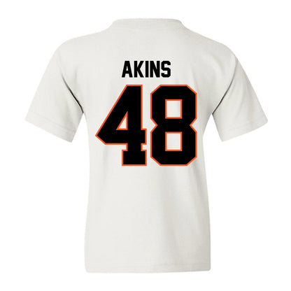 Oklahoma State - NCAA Football : Nolan Akins - Classic Shersey Youth T-Shirt-1