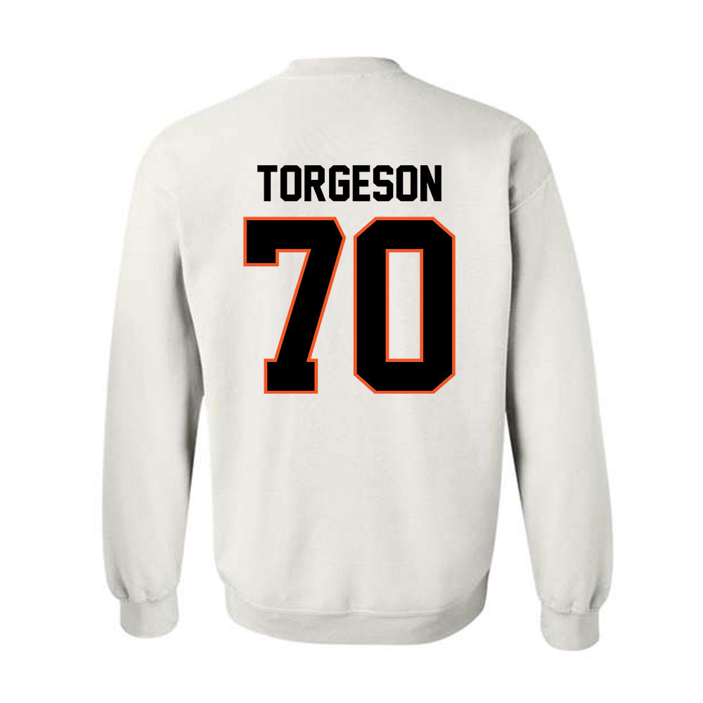 Oklahoma State - NCAA Football : Shaun Torgeson - Classic Shersey Crewneck Sweatshirt-1