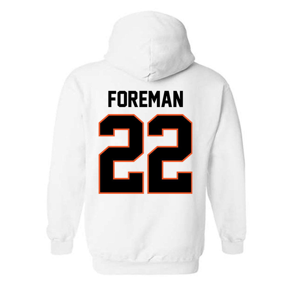 Oklahoma State - NCAA Football : Kobi Foreman - Classic Shersey Hooded Sweatshirt-1