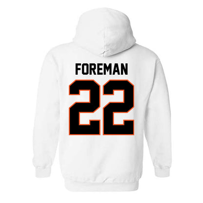 Oklahoma State - NCAA Football : Kobi Foreman - Classic Shersey Hooded Sweatshirt-1