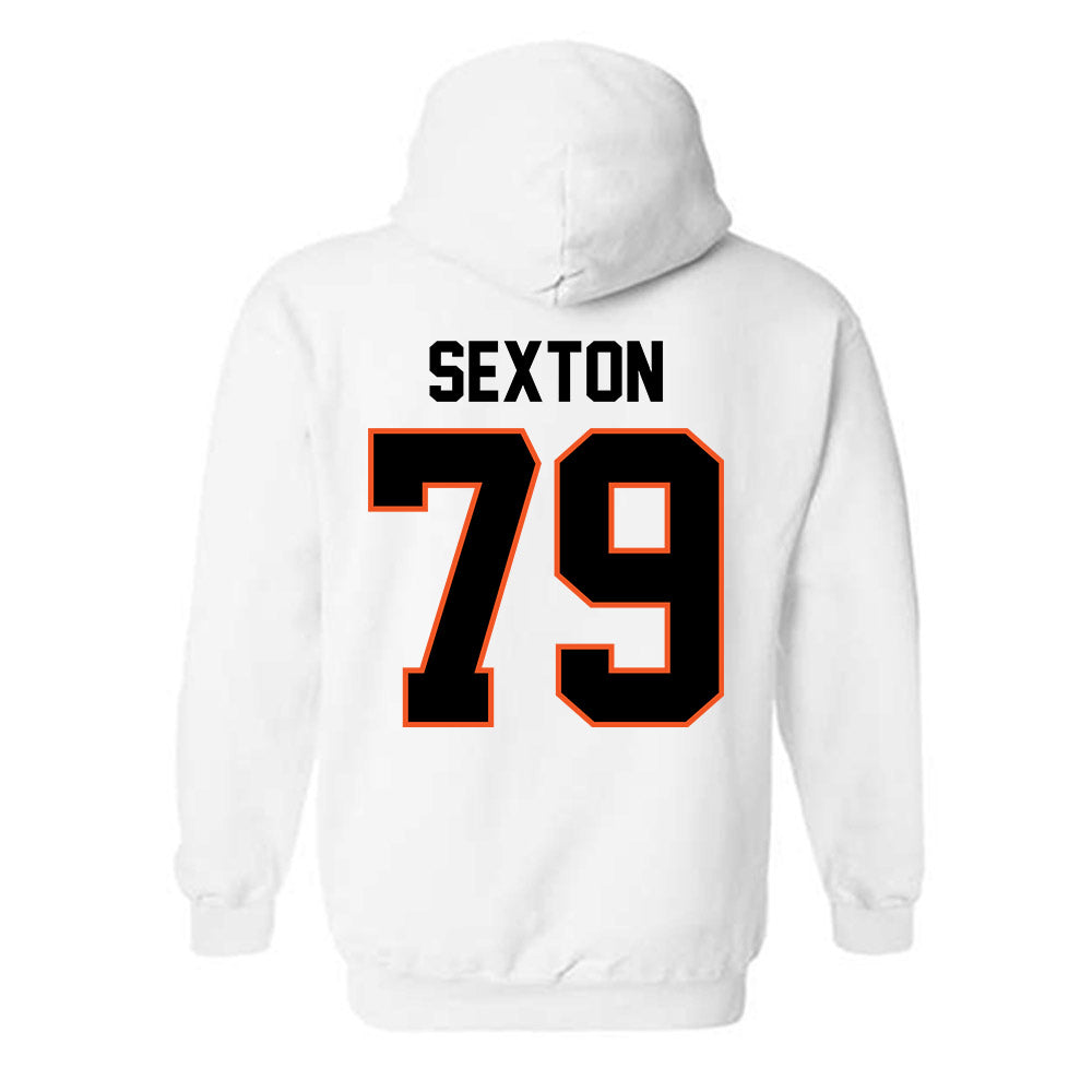 Oklahoma State - NCAA Football : Jacob Sexton - Classic Shersey Hooded Sweatshirt-1