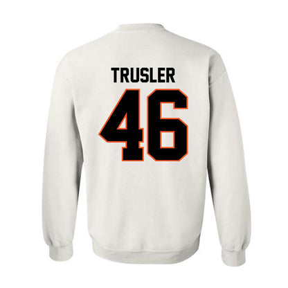 Oklahoma State - NCAA Football : Hunter Trusler - Classic Shersey Crewneck Sweatshirt-1