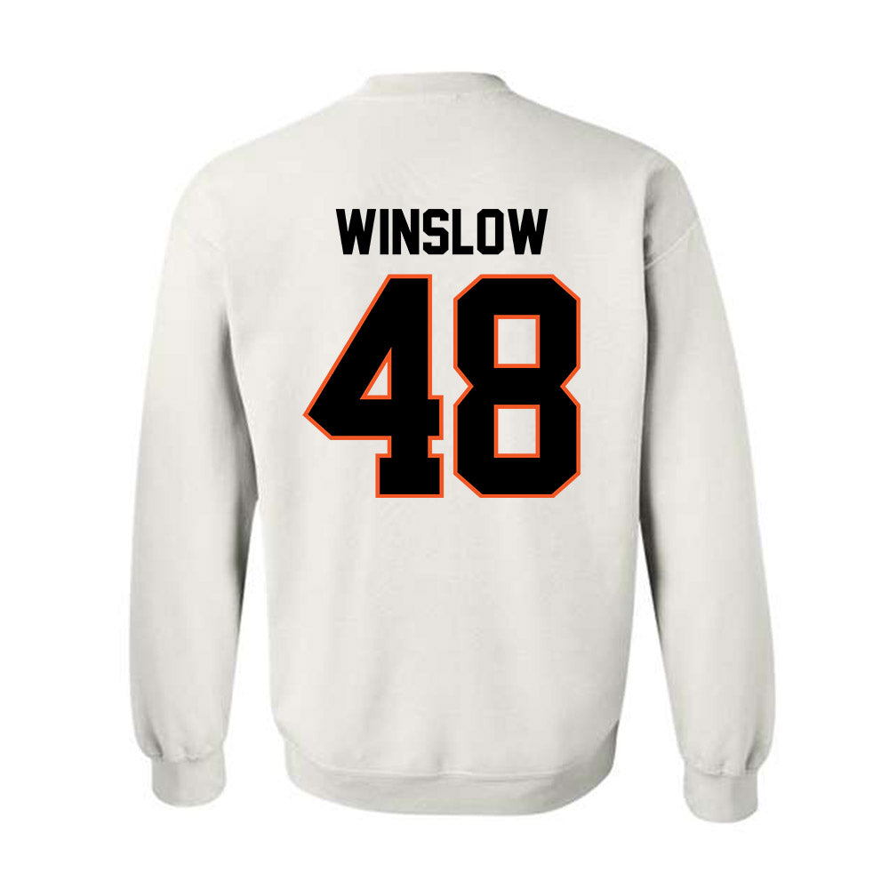 Oklahoma State - NCAA Baseball : Drew Winslow - Classic Shersey Crewneck Sweatshirt-1