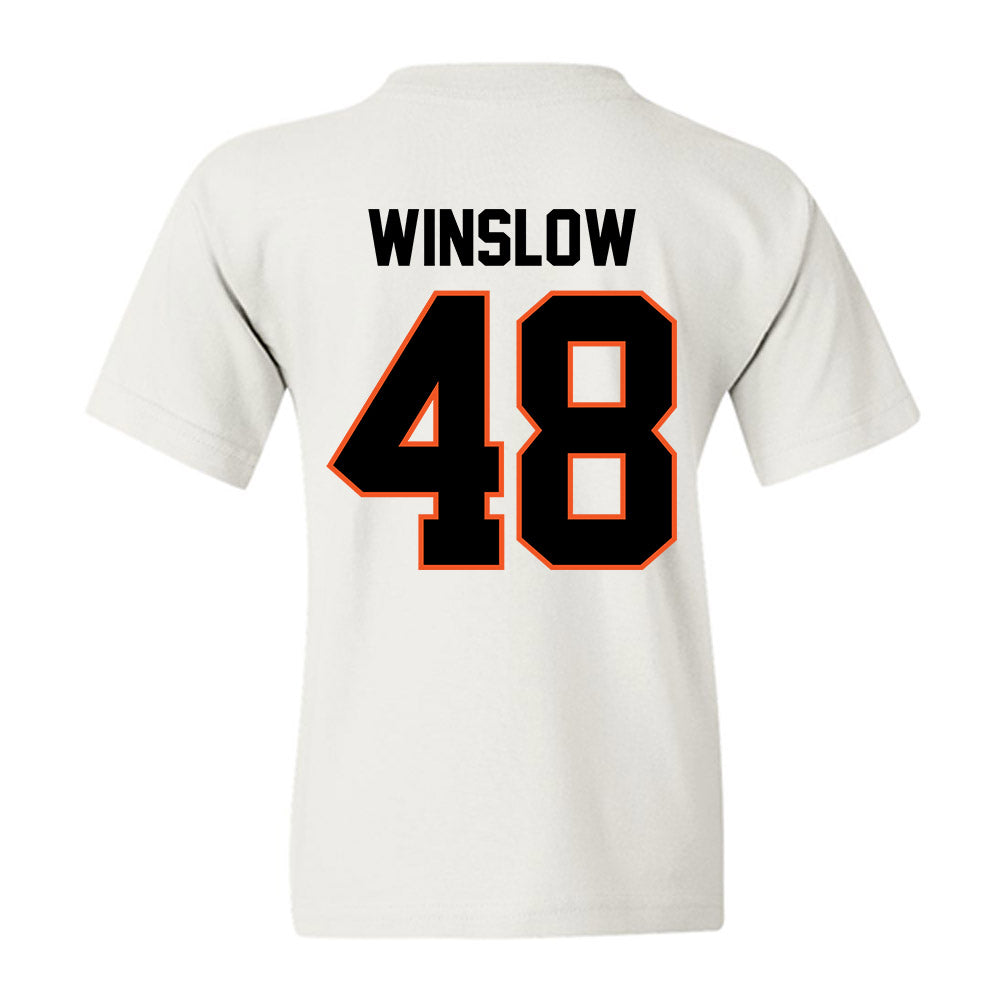 Oklahoma State - NCAA Baseball : Drew Winslow - Classic Shersey Youth T-Shirt-1