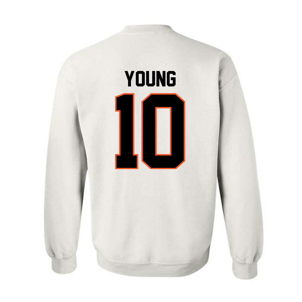 Oklahoma State - NCAA Football : Wyatt Young - Classic Shersey Crewneck Sweatshirt-1