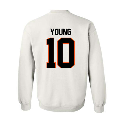 Oklahoma State - NCAA Football : Wyatt Young - Classic Shersey Crewneck Sweatshirt-1