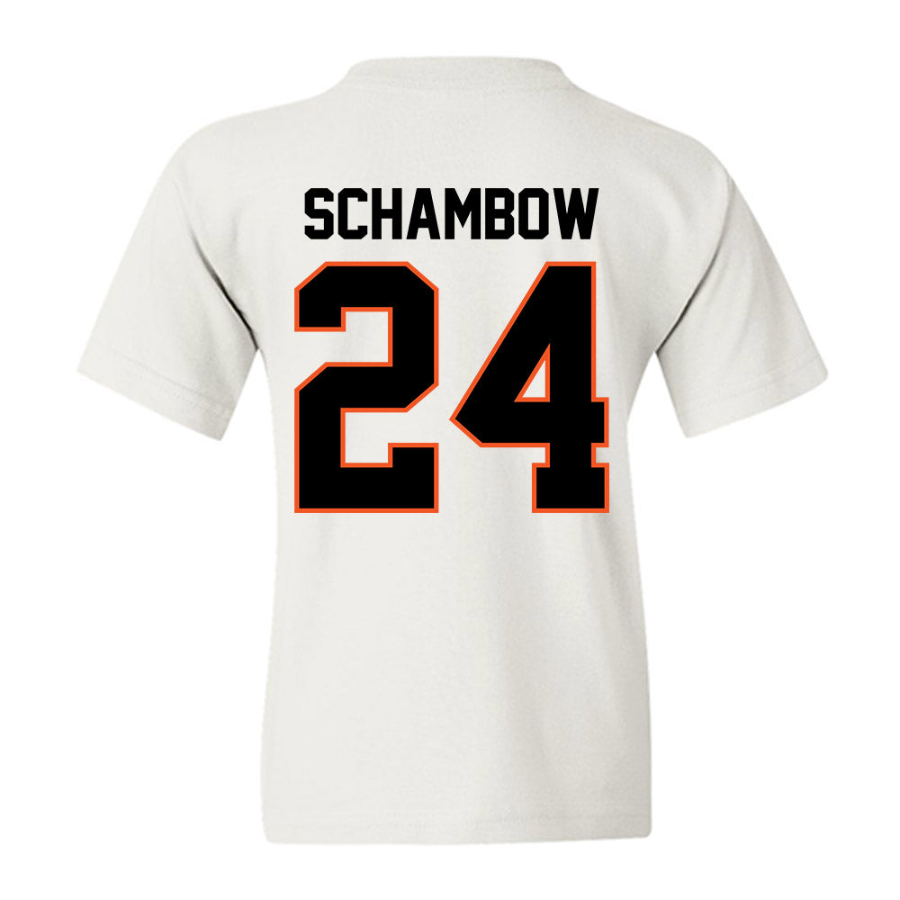 Oklahoma State - NCAA Baseball : Quinn Schambow - Classic Shersey Youth T-Shirt-1