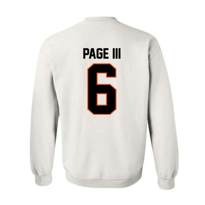 Oklahoma State - NCAA Football : Tre Page III - Classic Shersey Crewneck Sweatshirt-1