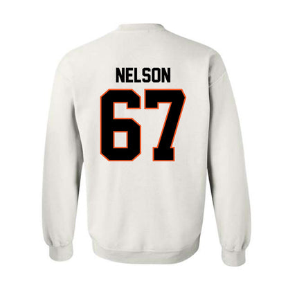 Oklahoma State - NCAA Football : Braydon Nelson - Classic Shersey Crewneck Sweatshirt-1