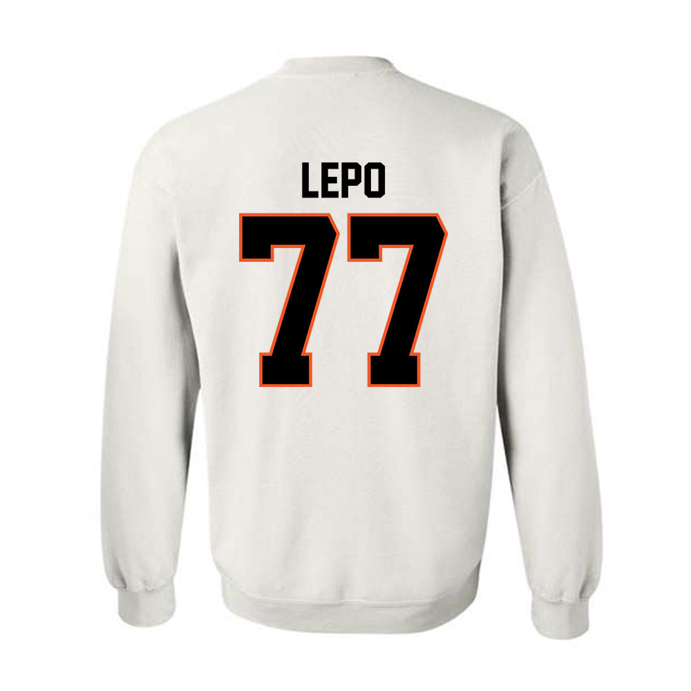 Oklahoma State - NCAA Football : Ashton Lepo - Classic Shersey Crewneck Sweatshirt-1