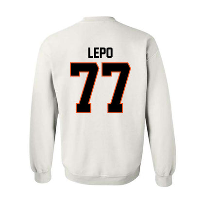 Oklahoma State - NCAA Football : Ashton Lepo - Classic Shersey Crewneck Sweatshirt-1