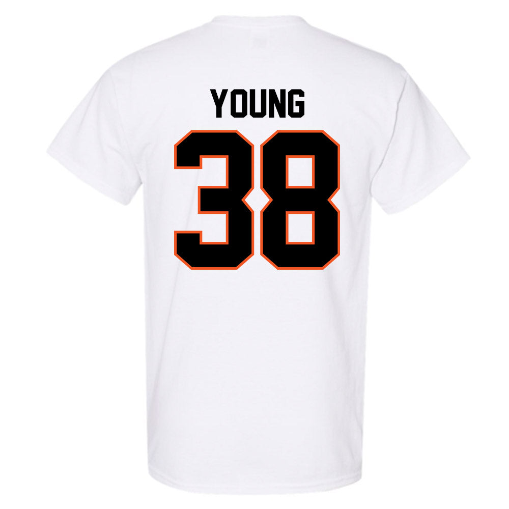 Oklahoma State - NCAA Football : Carlveon Young - Classic Shersey T-Shirt-1