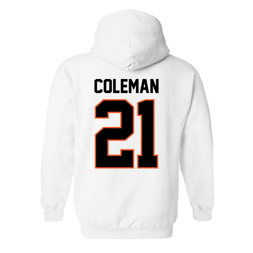 Oklahoma State - NCAA Men's Basketball : Isaiah Coleman - Classic Shersey Hooded Sweatshirt-1