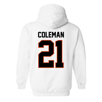 Oklahoma State - NCAA Men's Basketball : Isaiah Coleman - Classic Shersey Hooded Sweatshirt-1