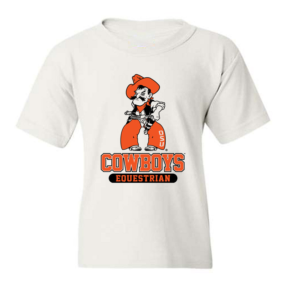 Oklahoma State - NCAA Equestrian : Colvin Hall - Classic Shersey Youth T-Shirt-0