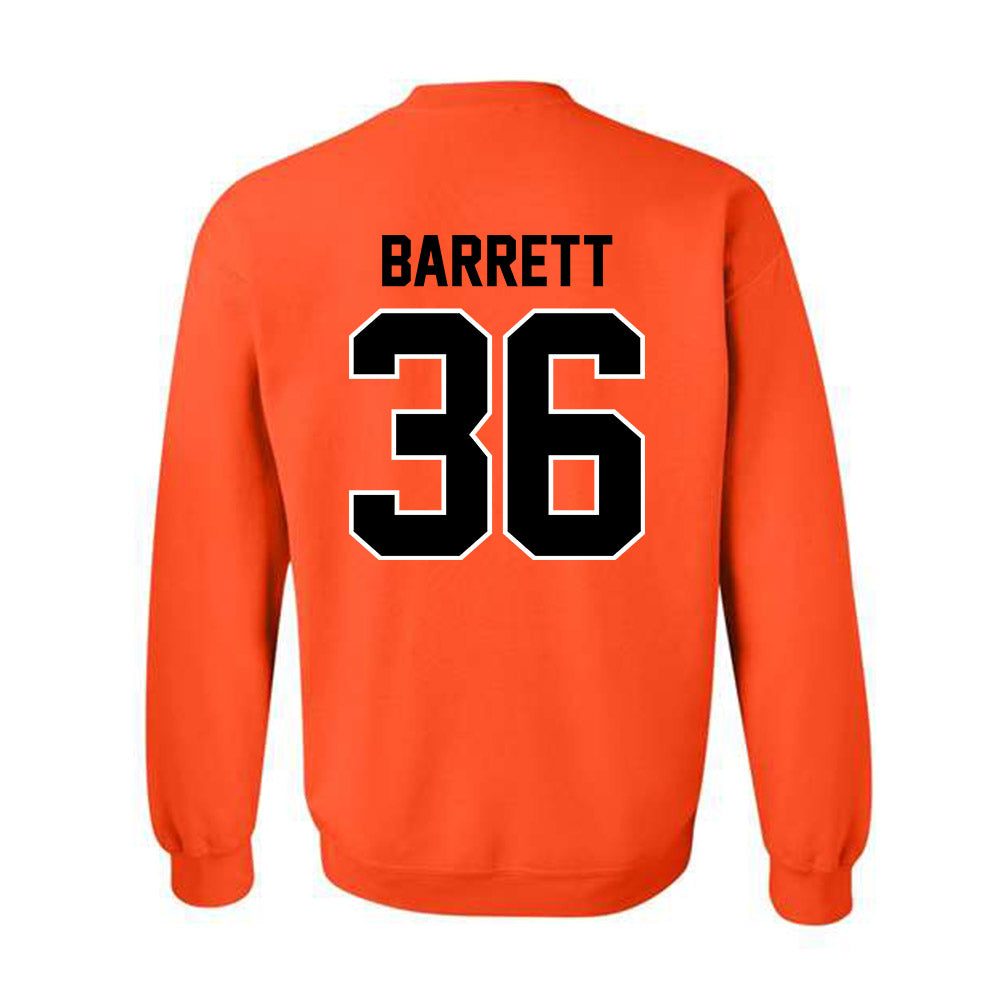 Oklahoma State - NCAA Baseball : Hudson Barrett - Classic Shersey Crewneck Sweatshirt-1
