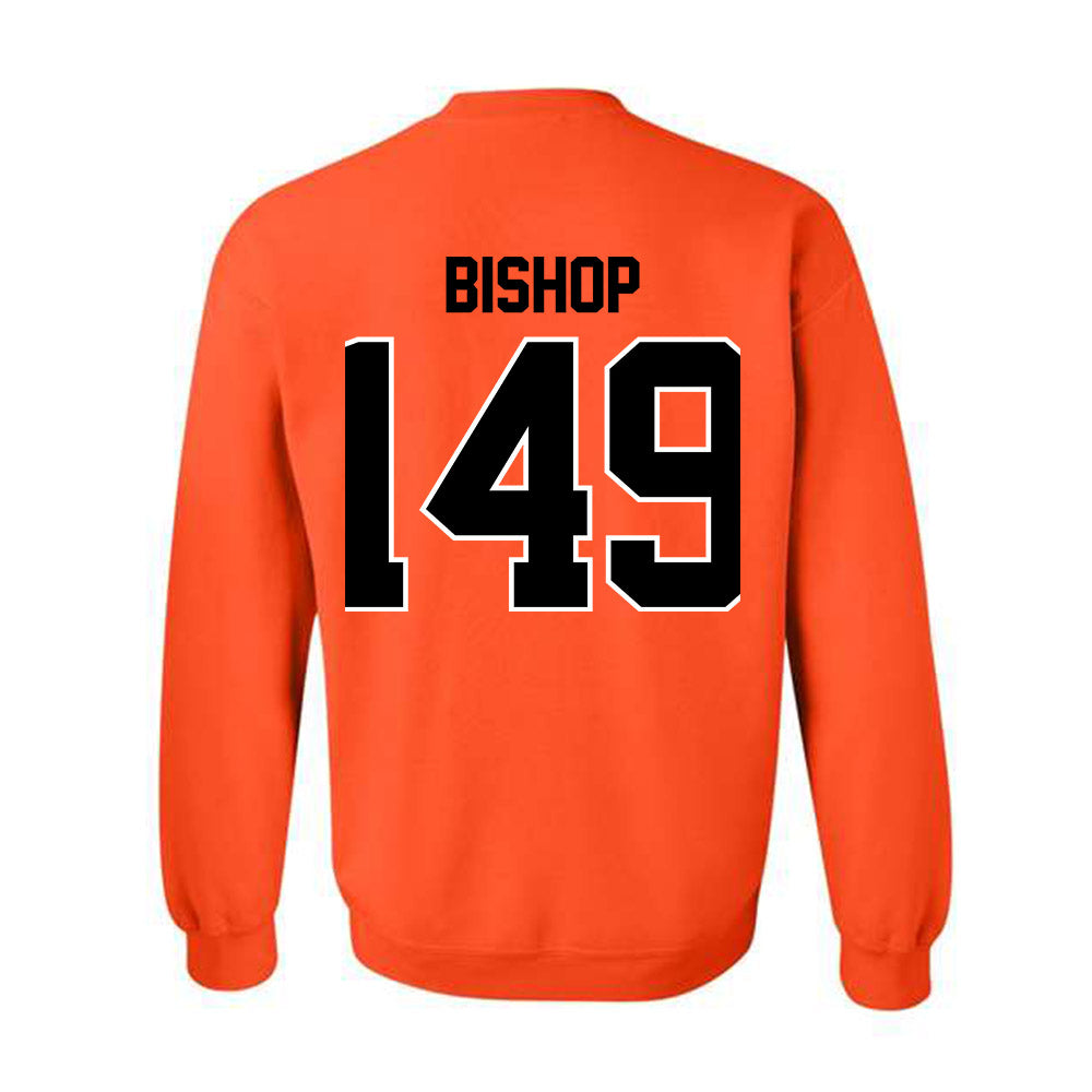 Oklahoma State - NCAA Wrestling : Max Bishop - Classic Shersey Crewneck Sweatshirt-1