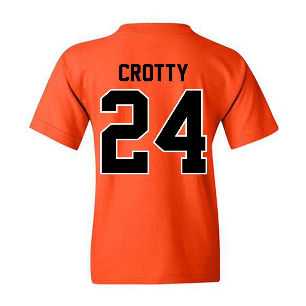 Oklahoma State - NCAA Men's Basketball : Ryan Crotty - Classic Shersey Youth T-Shirt-1