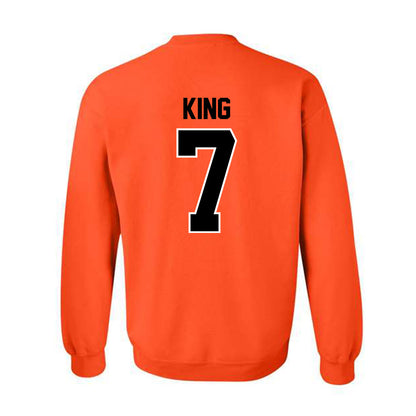 Oklahoma State - NCAA Women's Soccer : Sherline King - Classic Shersey Crewneck Sweatshirt-1
