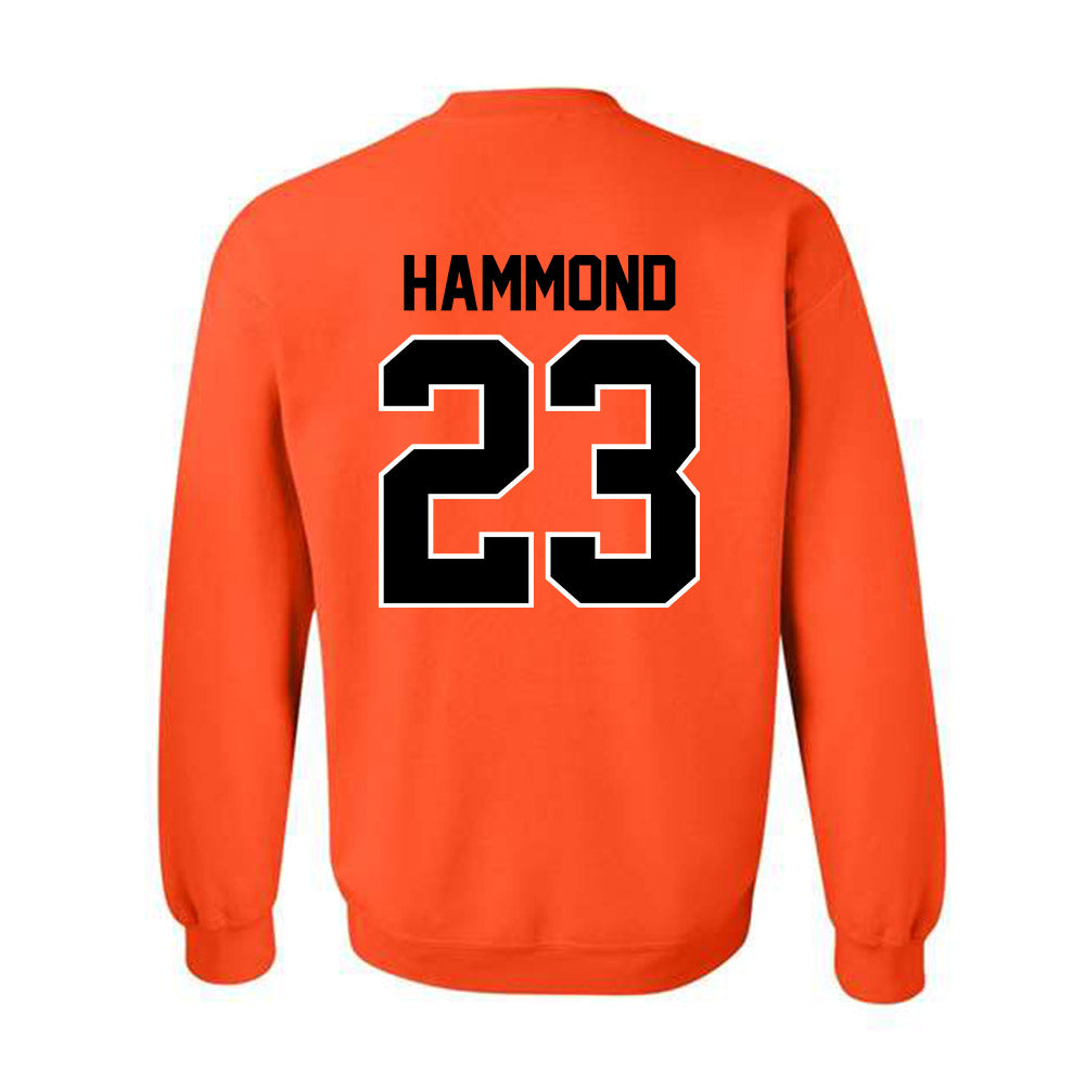 Oklahoma State - NCAA Football : Oscar Hammond - Classic Shersey Crewneck Sweatshirt-1
