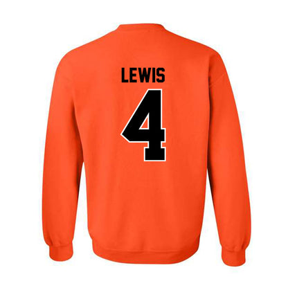 Oklahoma State - NCAA Football : Terrence Lewis - Classic Shersey Crewneck Sweatshirt-1