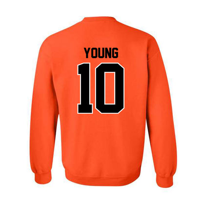 Oklahoma State - NCAA Football : Wyatt Young - Classic Shersey Crewneck Sweatshirt-1