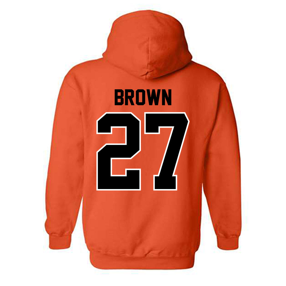 Oklahoma State - NCAA Baseball : Matthew Brown - Classic Shersey Hooded Sweatshirt-1