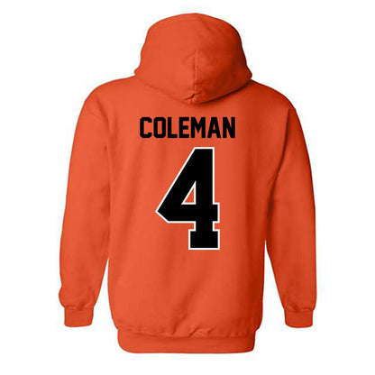 Oklahoma State - NCAA Men's Basketball : Christian Coleman - Classic Shersey Hooded Sweatshirt-1