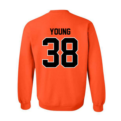 Oklahoma State - NCAA Football : Carlveon Young - Classic Shersey Crewneck Sweatshirt-1