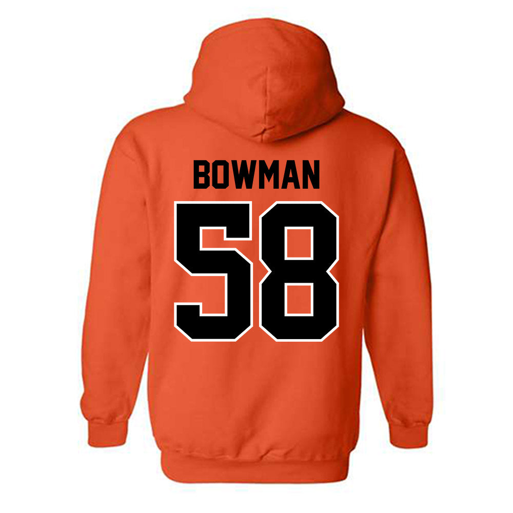 Oklahoma State - NCAA Football : Isaiah Bowman - Classic Shersey Hooded Sweatshirt-1
