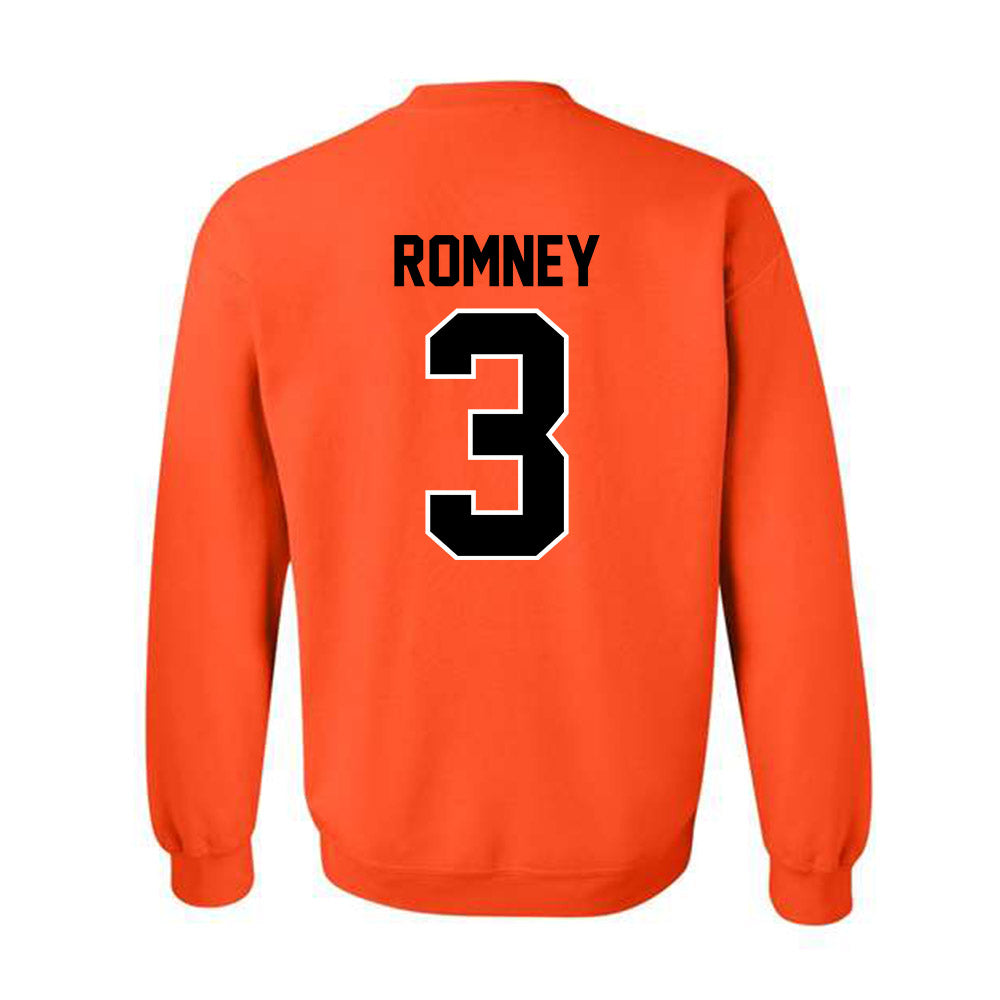 Oklahoma State - NCAA Football : Tate Romney - Classic Shersey Crewneck Sweatshirt-1