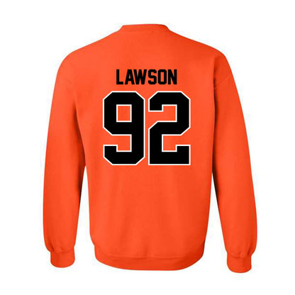Oklahoma State - NCAA Football : Jerry Lawson - Classic Shersey Crewneck Sweatshirt-1