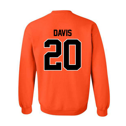 Oklahoma State - NCAA Football : Taurean Davis - Classic Shersey Crewneck Sweatshirt-1