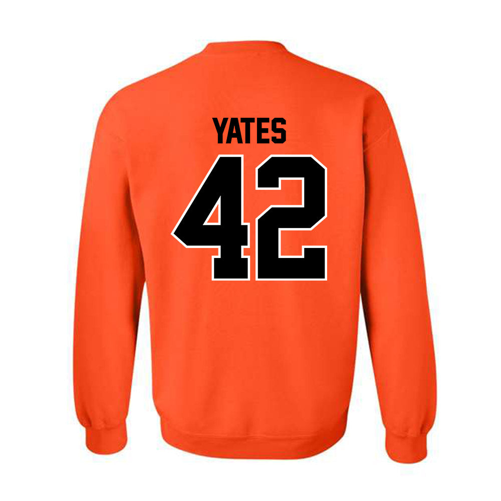 Oklahoma State - NCAA Football : Caden Yates - Classic Shersey Crewneck Sweatshirt-1