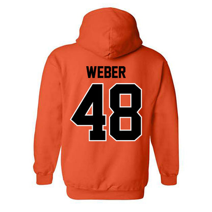 Oklahoma State - NCAA Baseball : Aaron Weber - Classic Shersey Hooded Sweatshirt-1