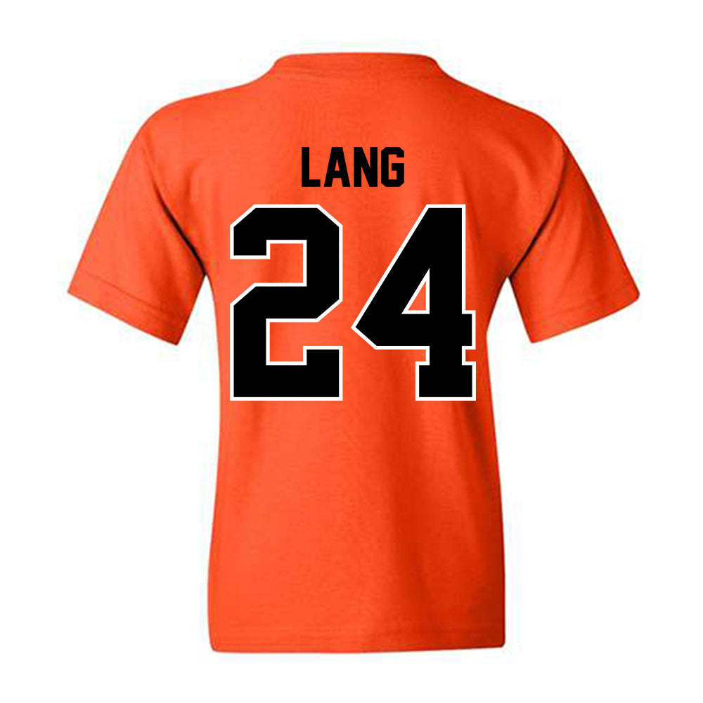 Oklahoma State - NCAA Women's Soccer : Addy Lang - Classic Shersey Youth T-Shirt-1