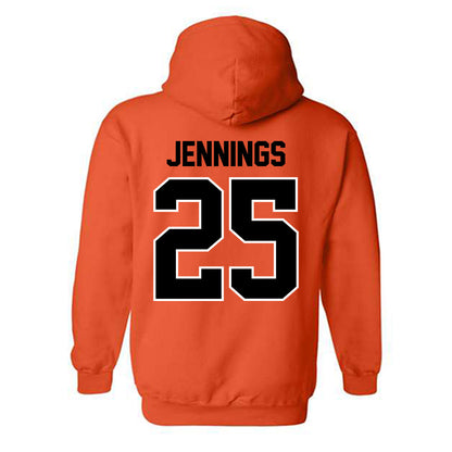 Oklahoma State - NCAA Men's Basketball : Robert Jennings - Classic Shersey Hooded Sweatshirt-1