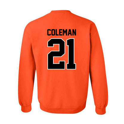 Oklahoma State - NCAA Men's Basketball : Isaiah Coleman - Classic Shersey Crewneck Sweatshirt-1