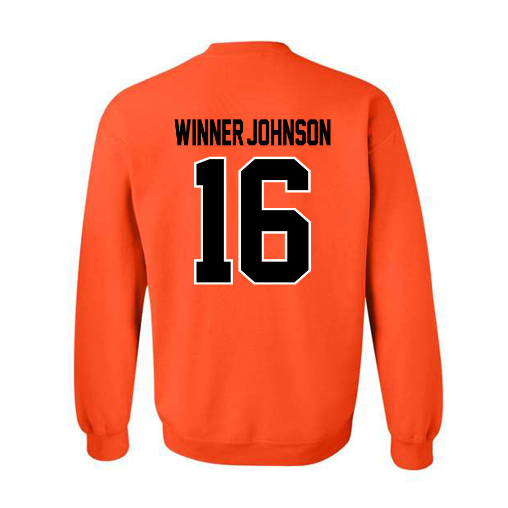 Oklahoma State - NCAA Football : Dallas Winner-Johnson - Classic Shersey Crewneck Sweatshirt-1