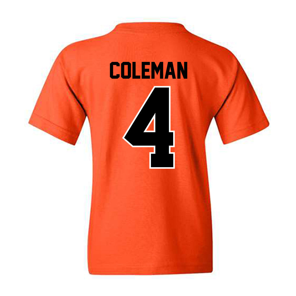 Oklahoma State - NCAA Men's Basketball : Christian Coleman - Classic Shersey Youth T-Shirt-1